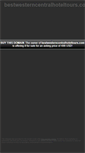 Mobile Screenshot of bestwesterncentralhoteltours.com